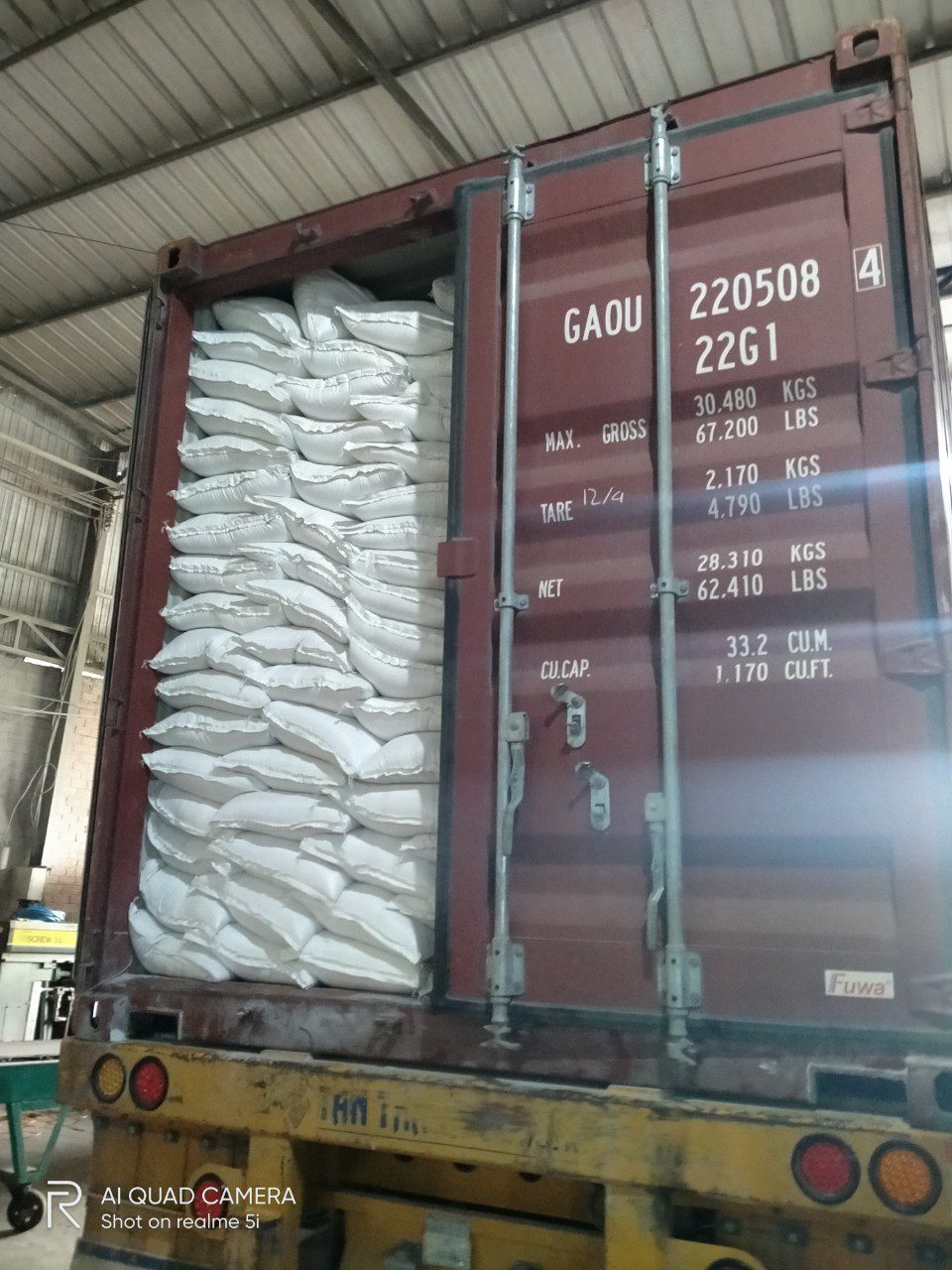 Đơn hàng xuất khẩu gạo sang thị trường Cameroon G01-100921
