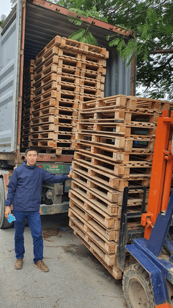 Hành trình xuất khẩu thành công lô hàng Pallet gỗ sang thị trường Đài Loan Công ty Viet Forestry- Agri Company