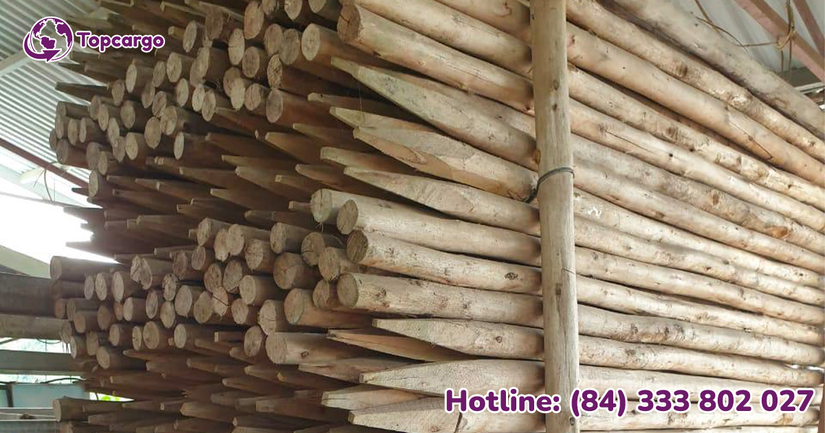 Đơn hàng xuất khẩu cọc gỗ sang thị trường Israel CG01-290621