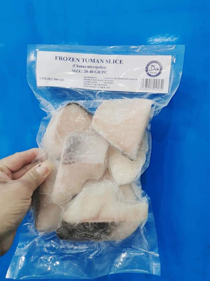 Đơn hàng xuất khẩu Phi lê cá tra và Da cá tra đông lạnh sang thị trường Malaysia TS-CT01-25E22