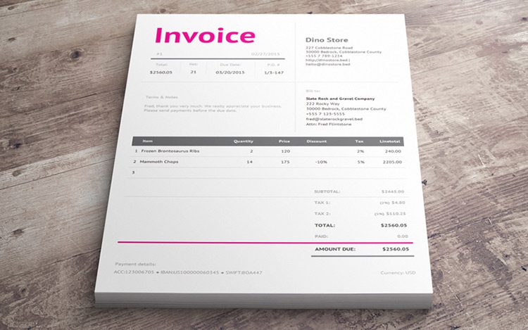 Hóa đơn - invoice trong hoạt động kinh doanh