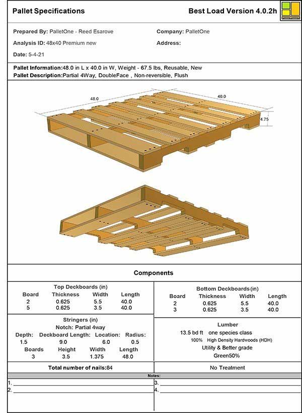 Cơ hội xuất khẩu pallet gỗ sang thị trường Hoa Kỳ G-PL01-26D23