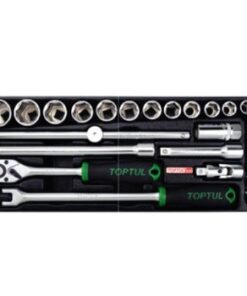 1/2" Bộ tuýp bông hệ inch 25 món TOPTUL GCAT2506