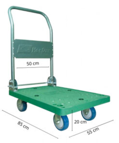250Kg Xe đẩy hàng 4 bánh Herdar V250