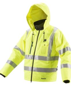 Áo khoác sưởi ấm dùng pin size L Makita DCJ206YL (18V/14.4V)