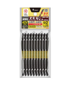 Bộ 10 Mũi vặn vít 2 đầu có từ tính Anex Japan ABR- 14M+2x110