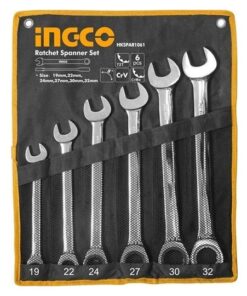 Bộ 6 cờ lê miệng vòng hai chiều (19- 32mm) Ingco HKSPAR1061