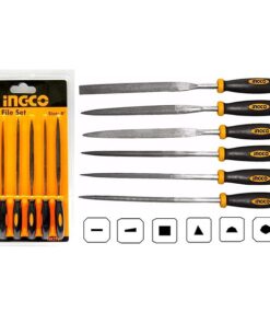Bộ 6 giũa sắt (140mm) Ingco HKTF63