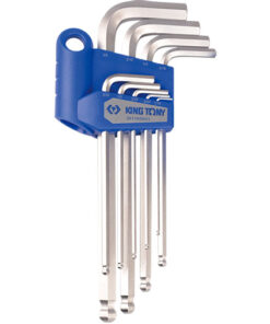 Bộ chìa lục giác bi dài 9 chi tiết hệ inch 1/16 - 5/64" Kingtony 20129SR