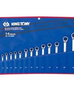 Bộ cờ lê vòng miệng 14 cái hệ mét Kingtony 122A14MR 8-24mm