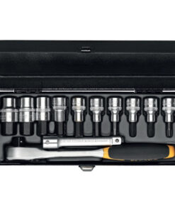 Bộ đầu tuýp lục giác 12 chi tiết hệ mét, 1/2 inch Elora 770-KINMK