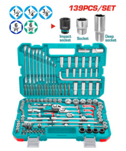 Bộ dụng cụ cơ khí đa năng 139 món Total THKTHP21396
