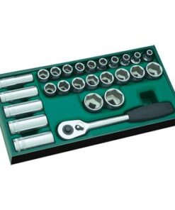 Bộ khay đầu tuýp 26 chi tiết 1/2" Sata 09915