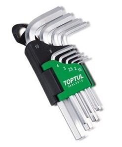 Bộ lục giác 9 món ngắn Toptul GAAL0910