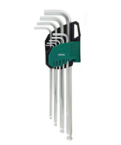 Bộ lục giác bi loại dài , 9 chi tiết, hệ mét Sata 09101A