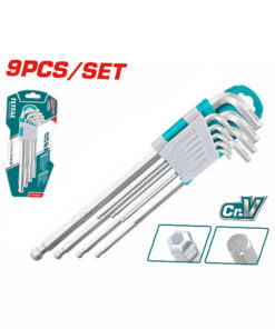 Bộ lục giác đầu bi 9 chi tiết Total THT106291 1.5-10mm