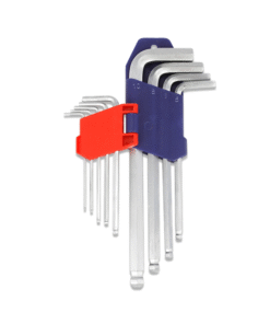 Bộ lục giác đầu bi loại ngắn 9 cái hệ mét thép hợp kim CR-V Workpro WP222006