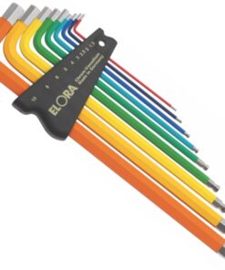 Bộ lục giác đầu bi nhiều màu 9 cây Elora Germany 159SKU C