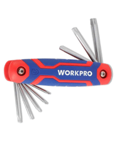 Bộ lục giác đầu hình sao kiểu gấp tôm tích 8 cái thép hợp kim CR-V Workpro
WP222021