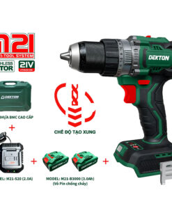 Bộ máy khoan pin 21V Dekton M21-ID1390CP (2 Pin 4.0Ah & Sạc)