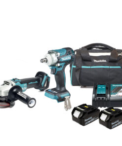 Bộ máy mài và máy vặn bu lông dùng pin 18V Makita DLX2406TX1