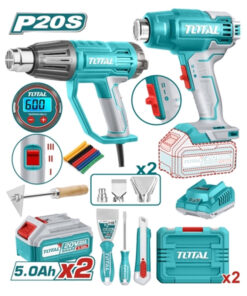 Bộ máy thổi nóng dùng điện và pin Total TOSLI250801 (2 Pin 5.0Ah, 1 Sạc)