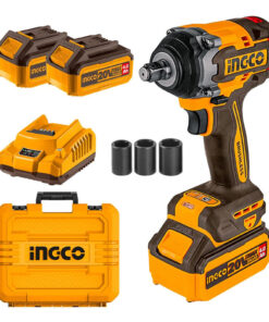 Bộ máy vặn bu lông dùng pin 20V Ingco CIWLI2050 (2 Pin 4.0Ah, 1 Sạc)