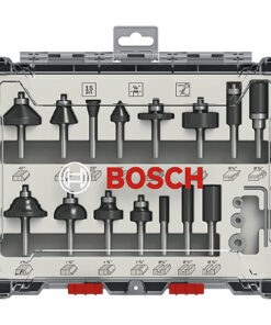 Bộ mũi phay gỗ đa năng 15 chi tiết Bosch 2607017473