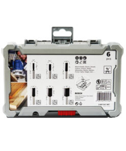 Bộ mũi phay thẳng 6 món Bosch 2607017467