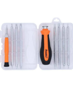 Bộ tuốc nơ vít 2 đầu 10 chi tiết Asaki AK-9082