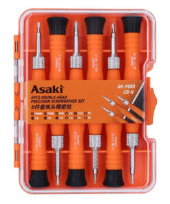 Bộ tuốc nơ vít đa năng 6 chi tiết Asaki AK-9083
