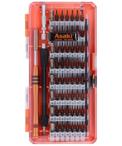 Bộ tuốc nơ vít điện tử 60 chi tiết Asaki AK-9080