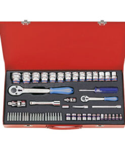 Bộ tuýp 58 chi tiết hệ mét Kingtony 7558MR (1/4" + 1/2")