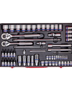 Bộ tuýp 62 chi tiết hệ mét Kingtony 9063MR (1/4" + 3/8” + 1/2")