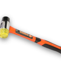 Búa cao su 2 đầu vàng đen Kendo 25512 35mm