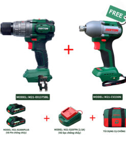 Combo Dekton Máy Khoan M21-ID1375BL + 2 Pin B2000Plus + Sạc - Tặng Máy vặn vít
M21-CV230N