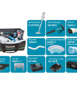 Combo máy hút bụi và máy thổi dùng pin 12V Max Makita CLX246SAX2