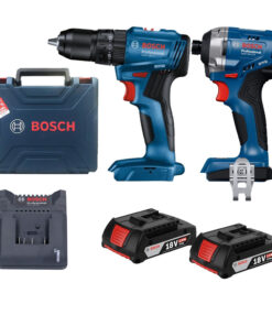 Combo máy khoan và máy vặn vít 18V Bosch GDR18V-215 & GSB185-LI (06019N20K4)