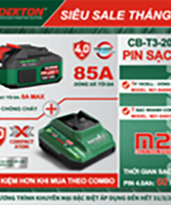 Máy bắn keo dùng pin 21V Dekton M21-MBK01PRO (Chưa Pin & Sạc)