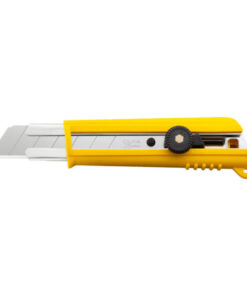 Dao Cắt Giấy Công Nghiệp Bọc Cao Su Có Khóa Đai Cóc 25mm OLFA NH-1