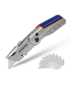 Dao gấp tiện ích có lưỡi cắt gấp gọn bằng nhôm Workpro WP211011