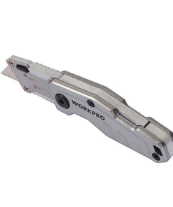 Dao tiện ích mini có lưỡi cắt gấp gọn cán cầm bẳng nhựa mở nhanh Workpro
WP211010
