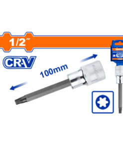 Đầu tuýp 1/2" ra đầu vít lục giác sao dài WadFow WSC5213 T27x100mm