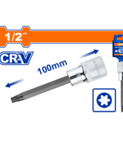 Đầu tuýp 1/2" ra đầu vít lục giác sao dài WadFow WSC5215 T40x100mm