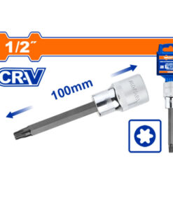 Đầu tuýp 1/2" ra đầu vít lục giác sao dài WadFow WSC5219 T60x100mm