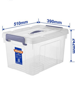 Hộp nhựa lưu trữ 33L Wadfow WTB2335 (Trắng Trong)