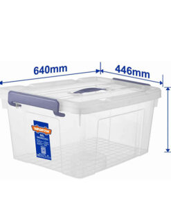 Hộp nhựa lưu trữ 66L Wadfow WTB2370 (Trắng Trong)