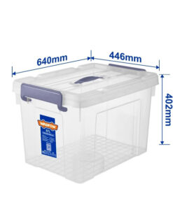 Hộp nhựa lưu trữ 87L Wadfow WTB2390 (Trắng Trong)