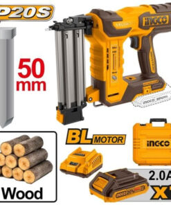 Máy bắn đinh thẳng dùng pin 20V-50mm Ingco CBNLI5008 (Kèm 1 Pin 2Ah và sạc)