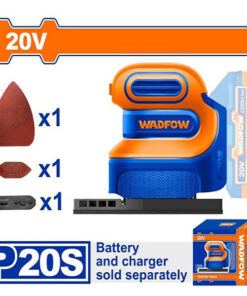 Máy chà nhám tam giác dùng pin 20V Wadfow WRAP5020 (Chưa Pin & Sạc)